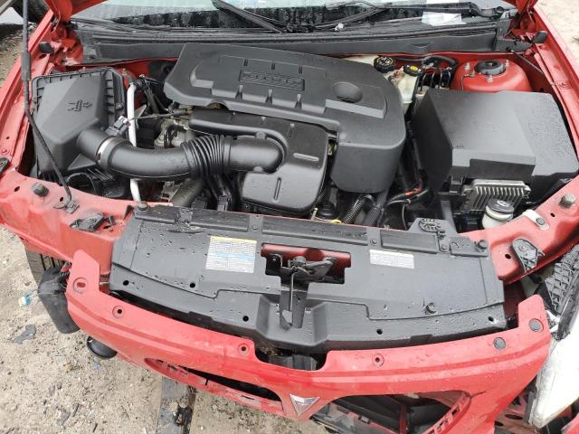 1G2ZG58B174204500 - 2007 PONTIAC G6 BASE RED photo 11