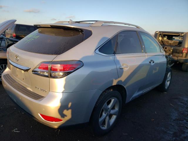 2T2BK1BA7DC182267 - 2013 LEXUS RX 350 BASE SILVER photo 3