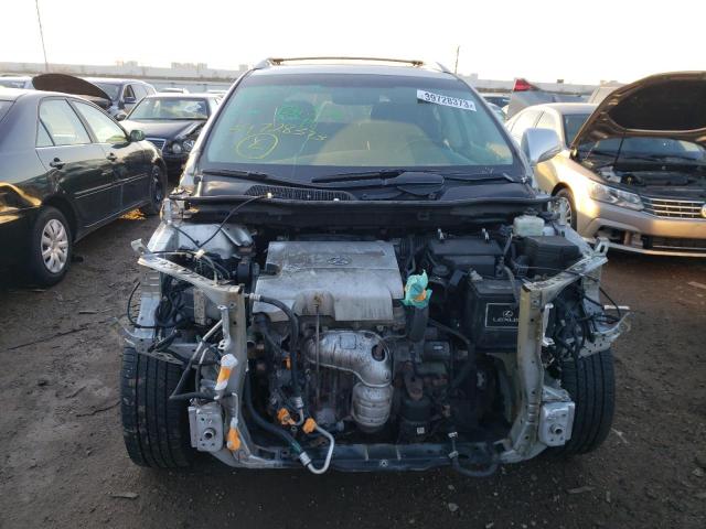 2T2BK1BA7DC182267 - 2013 LEXUS RX 350 BASE SILVER photo 5