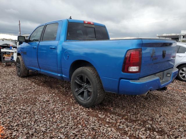 1C6RR7MT4JS194328 - 2018 RAM 1500 SPORT BLUE photo 2