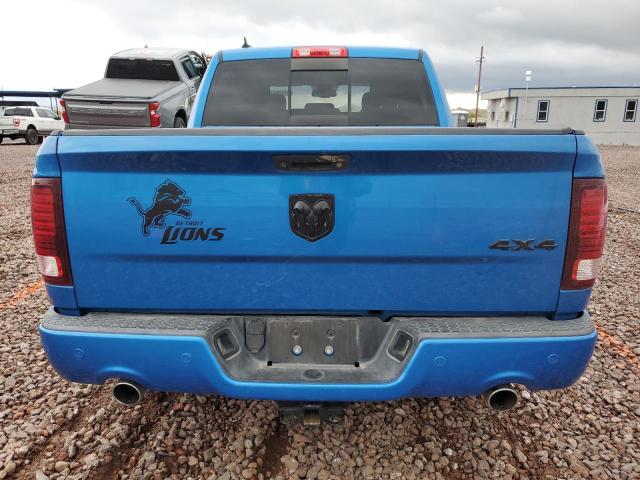 1C6RR7MT4JS194328 - 2018 RAM 1500 SPORT BLUE photo 6