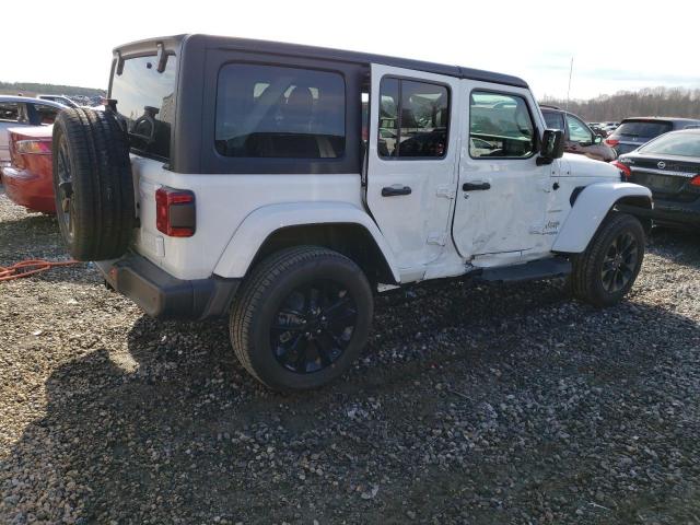 1C4JJXP69NW271650 - 2022 JEEP WRANGLER U SAHARA 4XE WHITE photo 3