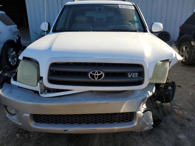 5TDZT34A14S232614 - 2004 TOYOTA SEQUOIA SR5 WHITE photo 5