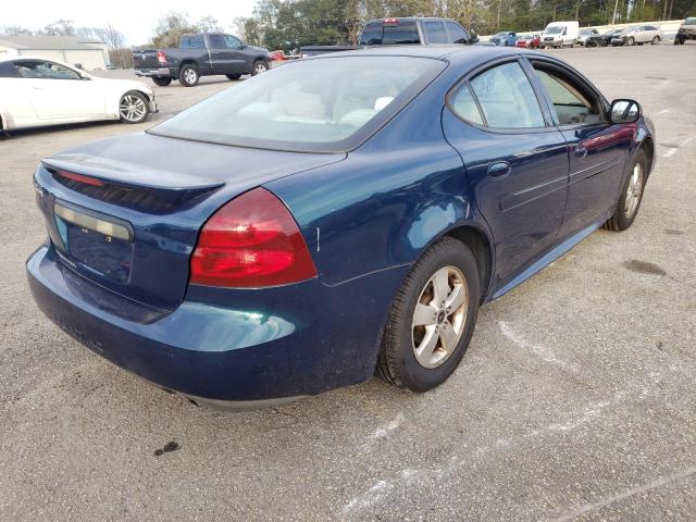 2G2WP522X51154135 - 2005 PONTIAC GRAND PRIX 蓝色 照片 4