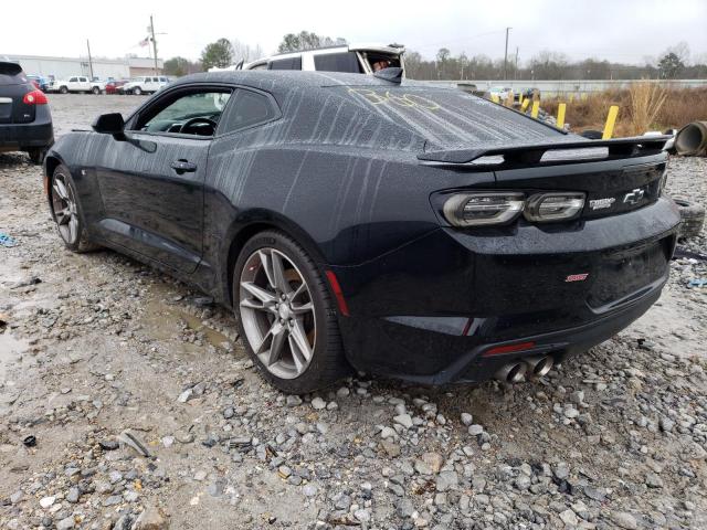 1G1FH1R79K0130217 - 2019 CHEVROLET CAMARO SS BLACK photo 2