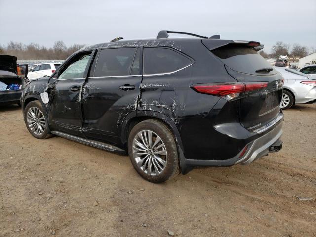 5TDFZRBH9MS103654 - 2021 TOYOTA HIGHLANDER PLATINUM BLACK photo 2