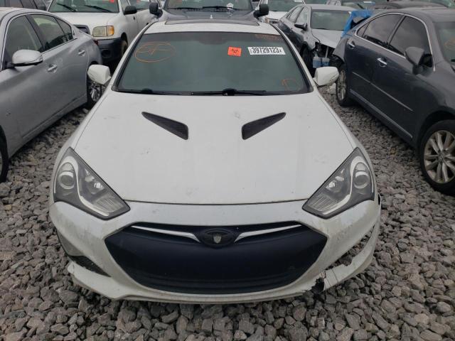 KMHHU6KJ3DU106887 - 2013 HYUNDAI GENESIS CO 3.8L WHITE photo 5