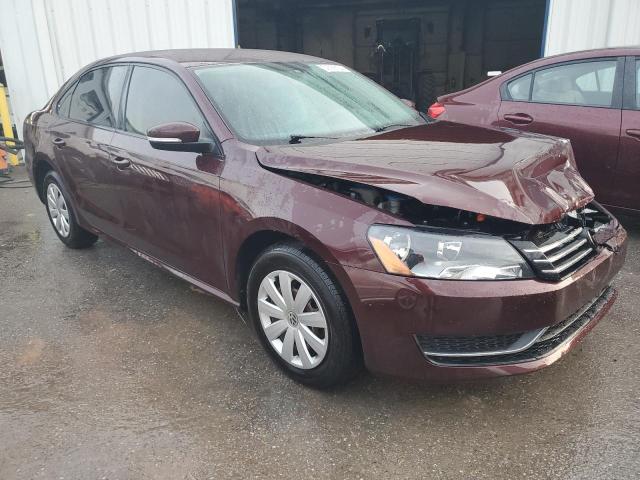 1VWAP7A36DC061078 - 2013 VOLKSWAGEN PASSAT S BURGUNDY photo 4