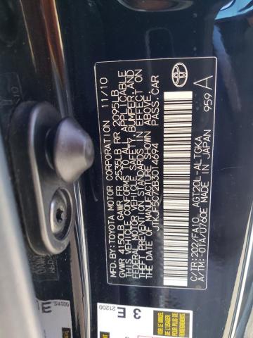 JTKJF5C72B3014694 - 2011 TOYOTA SCION TC 黑色 照片 12