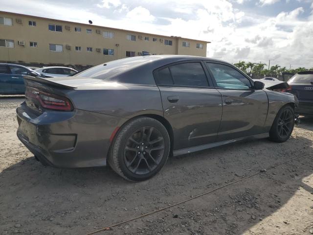 2C3CDXGJ1MH557000 - 2021 DODGE CHARGER SCAT PACK GRAY photo 3