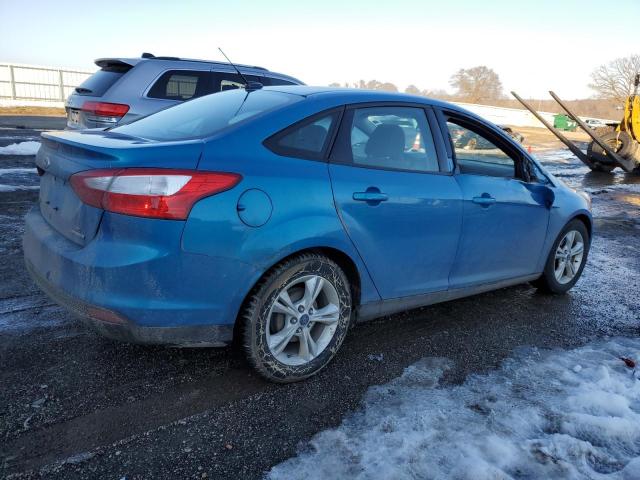 1FADP3F21EL449030 - 2014 FORD FOCUS SE BLUE photo 3