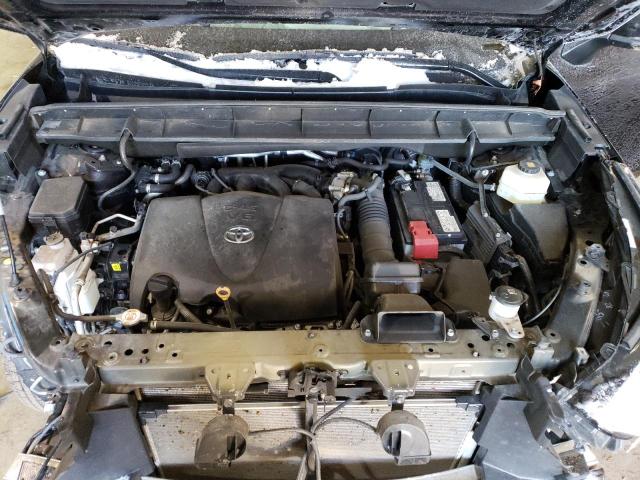 5TDGZRAHXMS066197 - 2021 TOYOTA HIGHLANDER XLE შავი ფოტო 12