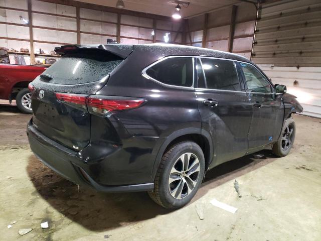 5TDGZRAHXMS066197 - 2021 TOYOTA HIGHLANDER XLE შავი ფოტო 3