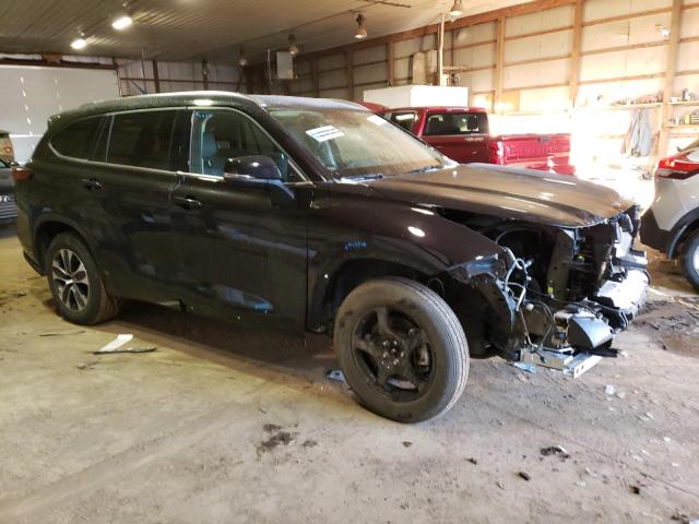 5TDGZRAHXMS066197 - 2021 TOYOTA HIGHLANDER XLE შავი ფოტო 4