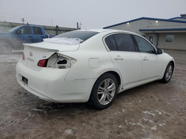 JN1CV6AP5BM506709 - 2011 INFINITI G37 BASE WHITE photo 3