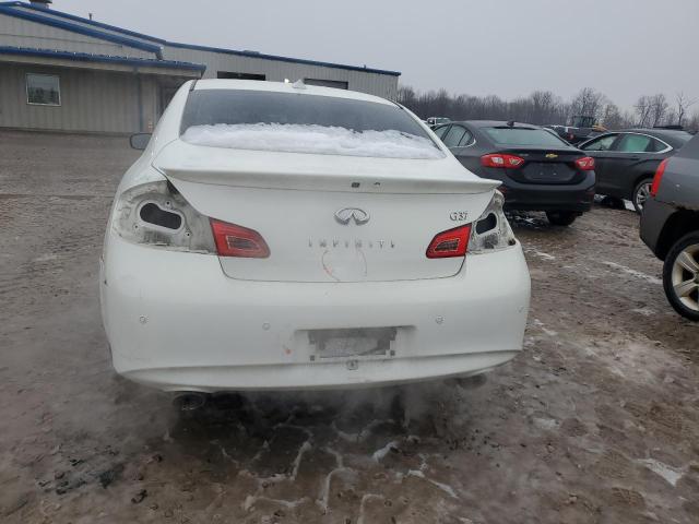 JN1CV6AP5BM506709 - 2011 INFINITI G37 BASE WHITE photo 6