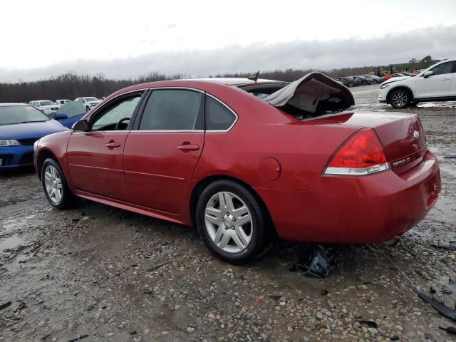 2G1WB5E33E1133523 - 2014 CHEVROLET IMPALA LIM LT RED photo 2