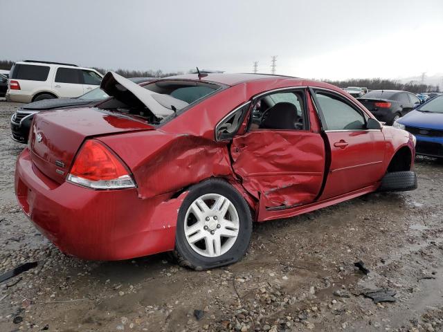 2G1WB5E33E1133523 - 2014 CHEVROLET IMPALA LIM LT RED photo 3