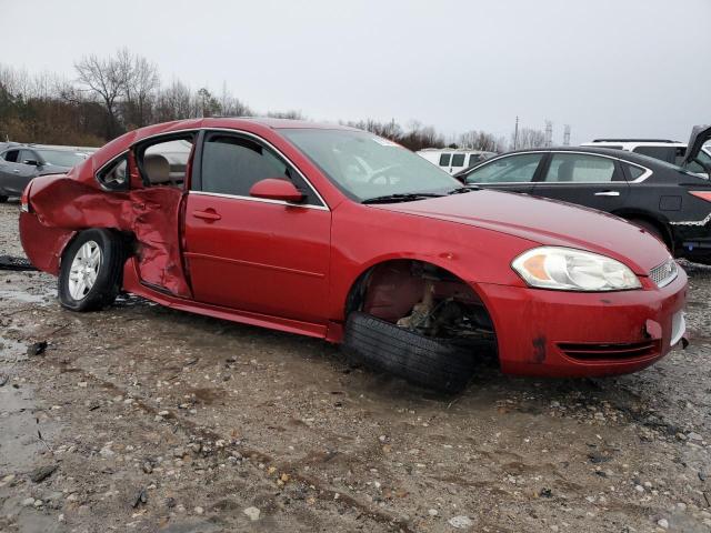 2G1WB5E33E1133523 - 2014 CHEVROLET IMPALA LIM LT RED photo 4