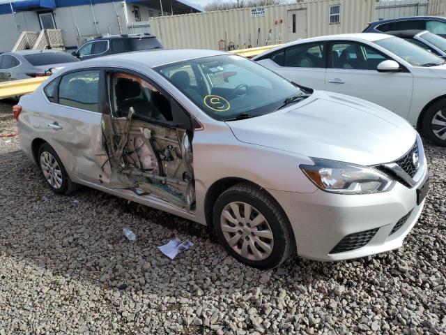 3N1AB7AP1GL641063 - 2016 NISSAN SENTRA S SILVER photo 4