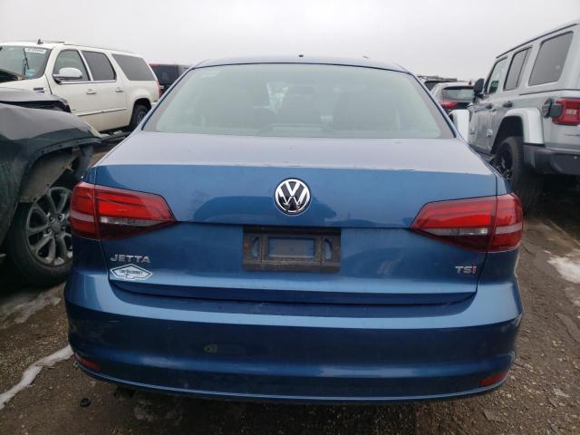 3VW2B7AJ4HM319717 - 2017 VOLKSWAGEN JETTA S BLUE photo 6