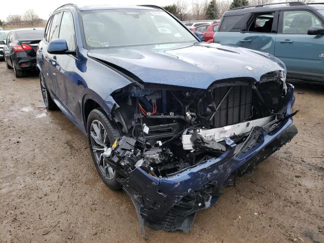 5UXTA6C01M9F95291 - 2021 BMW X5 XDRIVE45E BLUE photo 9