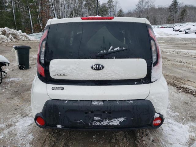 KNDJN2A28F7181995 - 2015 KIA SOUL WHITE photo 6