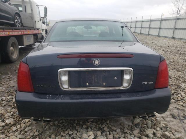 1G6KE54YX1U192452 - 2001 CADILLAC DEVILLE DHS BLUE photo 6