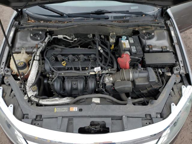 3FAHP0JA4CR314458 - 2012 FORD FUSION SEL GRAY photo 11