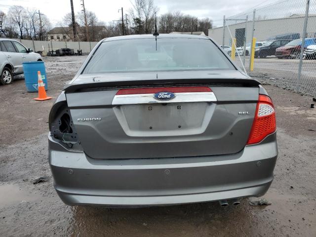 3FAHP0JA4CR314458 - 2012 FORD FUSION SEL GRAY photo 6