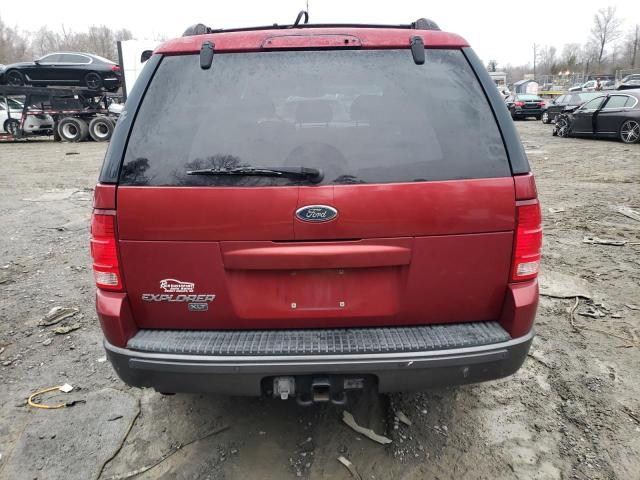 1FMZU73W94UB74583 - 2004 FORD EXPLORER XLT RED photo 6