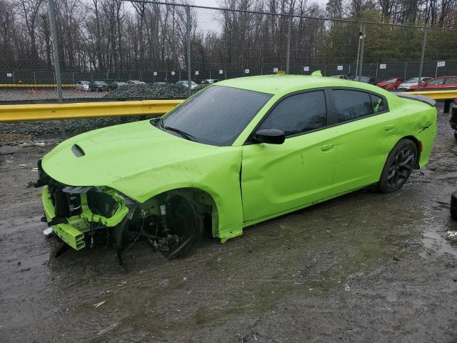 2C3CDXHG8PH505502 - 2023 DODGE CHARGER GT GREEN photo 1