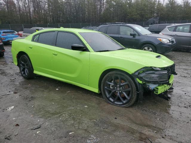 2C3CDXHG8PH505502 - 2023 DODGE CHARGER GT GREEN photo 4