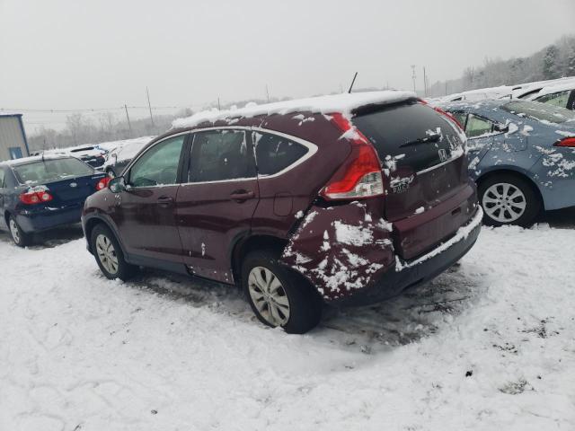 5J6RM4H52EL030880 - 2014 HONDA CR-V EX BURGUNDY photo 2