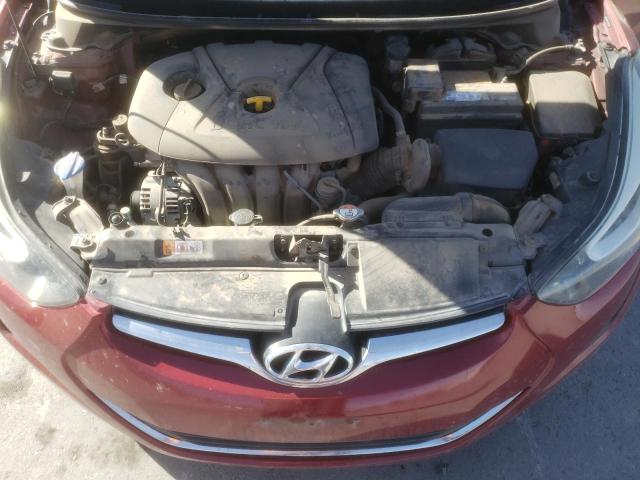 5NPDH4AE9GH767600 - 2016 HYUNDAI ELANTRA SE MAROON photo 11