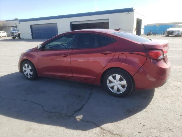 5NPDH4AE9GH767600 - 2016 HYUNDAI ELANTRA SE MAROON photo 2