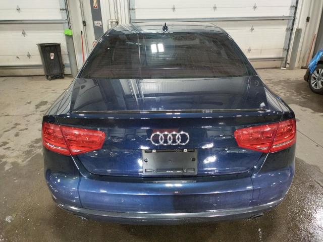 WAURGAFD7DN028533 - 2013 AUDI A8 L QUATTRO BLUE photo 6