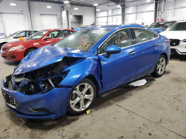 1G1BF5SM8H7192915 - 2017 CHEVROLET CRUZE PREMIER BLUE photo 1