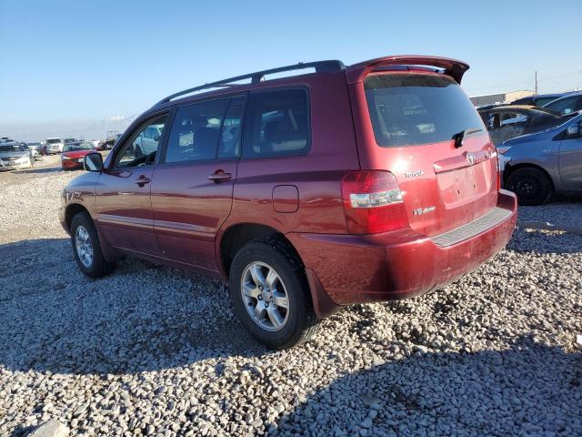 JTEHP21A470194197 - 2007 TOYOTA HIGHLANDER SPORT RED photo 2