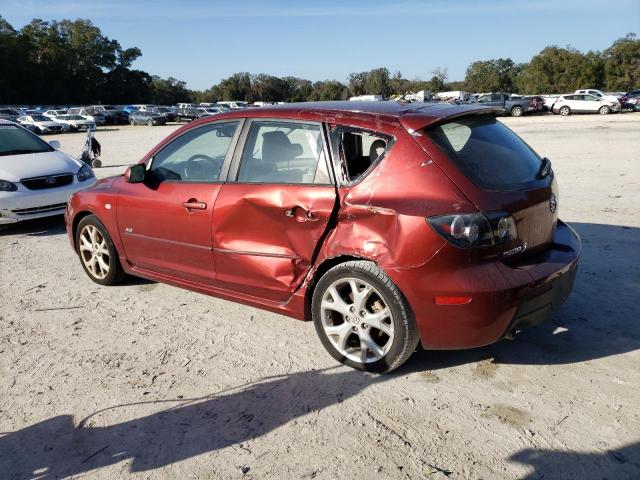 JM1BK343781155403 - 2008 MAZDA 3 HATCHBACK RED photo 2