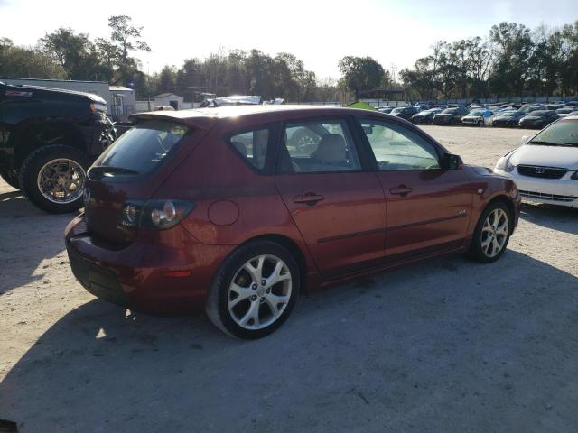 JM1BK343781155403 - 2008 MAZDA 3 HATCHBACK RED photo 3