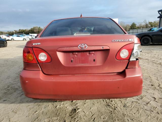 1NXBR32EX3Z088556 - 2003 TOYOTA COROLLA CE BURGUNDY photo 6