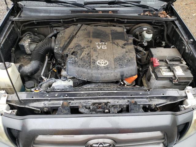 3TMJU4GN5AM107237 - 2010 TOYOTA TACOMA DOUBLE CAB PRERUNNER GRAY photo 11