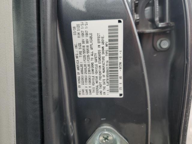 5J8TB18548A017114 - 2008 ACURA RDX TECHNOLOGY GRAY photo 12