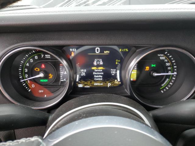 1C4JJXP65NW185543 - 2022 JEEP WRANGLER U SAHARA 4XE BLACK photo 9