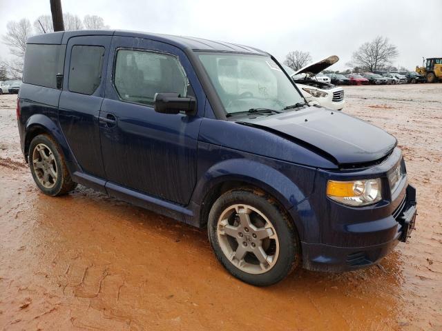 5J6YH189X8L010317 - 2008 HONDA ELEMENT SC BLUE photo 4