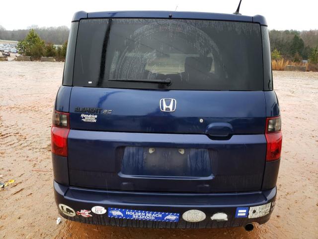 5J6YH189X8L010317 - 2008 HONDA ELEMENT SC BLUE photo 6