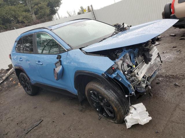 4T3T6RFV3NU087334 - 2022 TOYOTA RAV4 SE BLUE photo 4