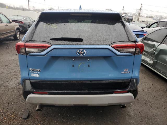 4T3T6RFV3NU087334 - 2022 TOYOTA RAV4 SE BLUE photo 6