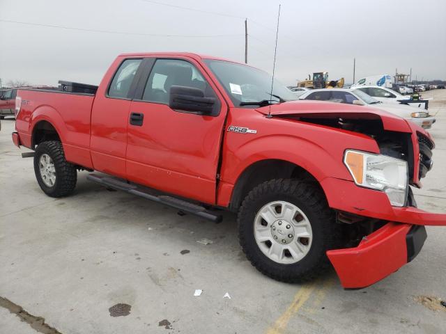 1FTFX1CF1DKE27127 - 2013 FORD F150 SUPER CAB RED photo 4